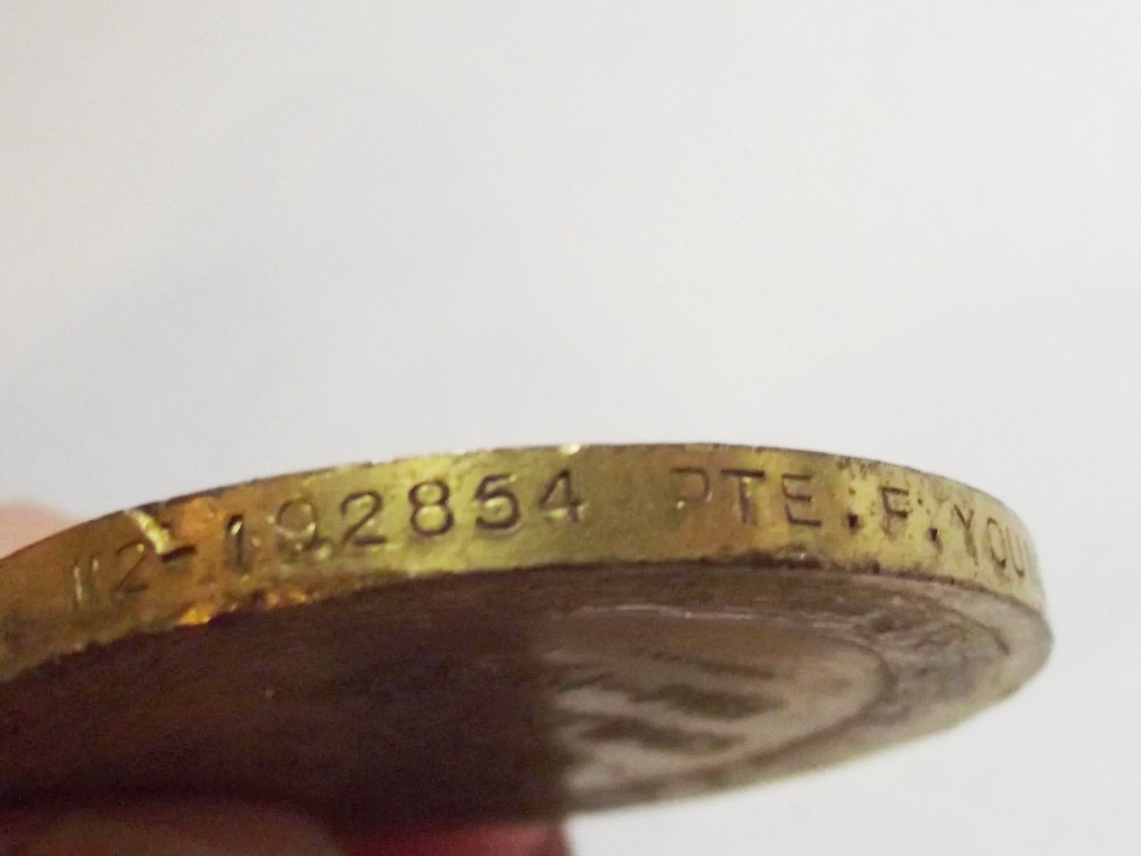 WW1 Medal Pair Awarded To Pte F. Youngs Army Service Corps - Image 3