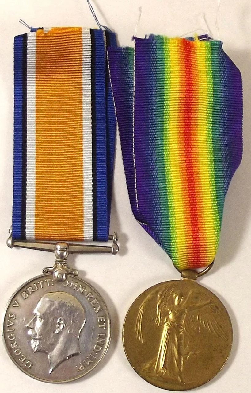WW1 Medal Pair Pte. G.E. Clarke Royal Berkshire Regiment