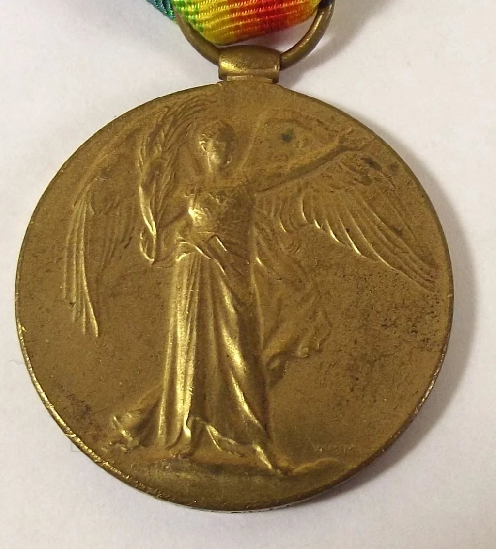 WW1 Medal Pair Pte. G.E. Clarke Royal Berkshire Regiment - Image 6