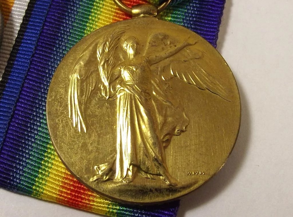 WW1 Medal Pair Pte. H.V. Adams Queen's Own Royal West Kent Regiment - Image 6