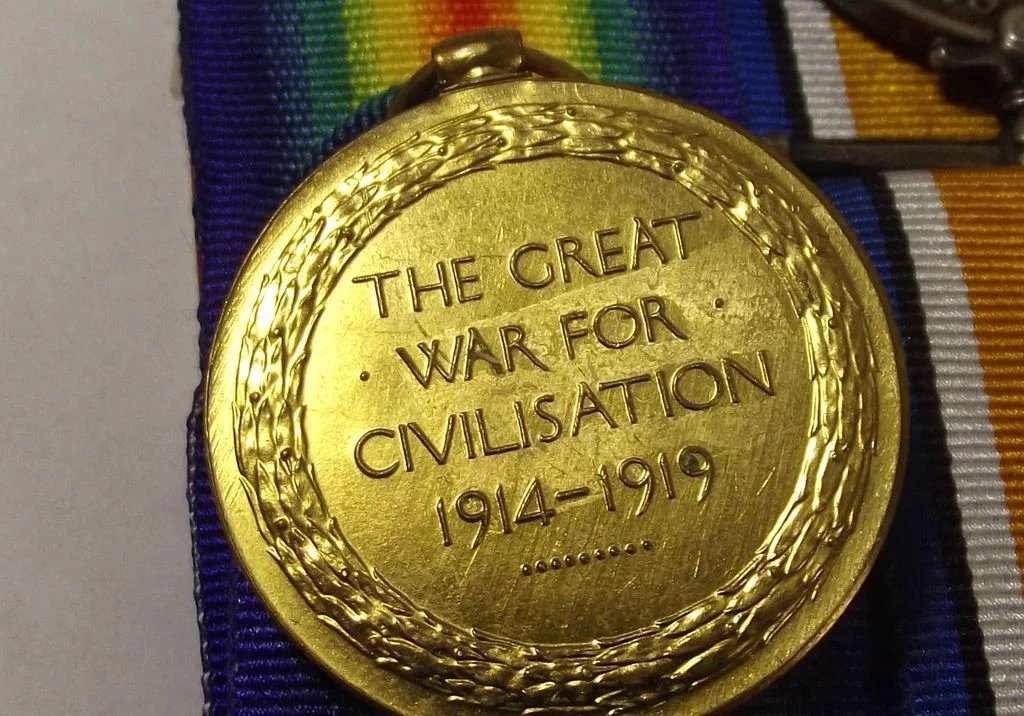 WW1 Medal Pair Pte. H.V. Adams Queen's Own Royal West Kent Regiment - Image 7