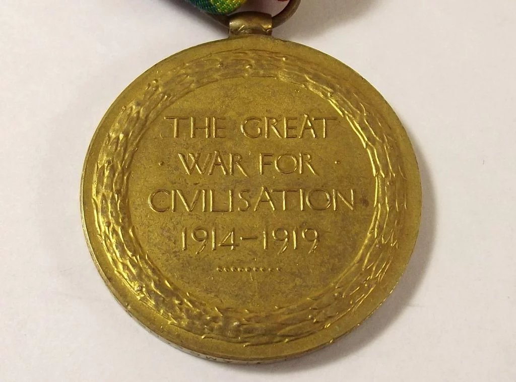 WW1 Medal Pair Pte. J. Adams Devon Regiment - Image 7