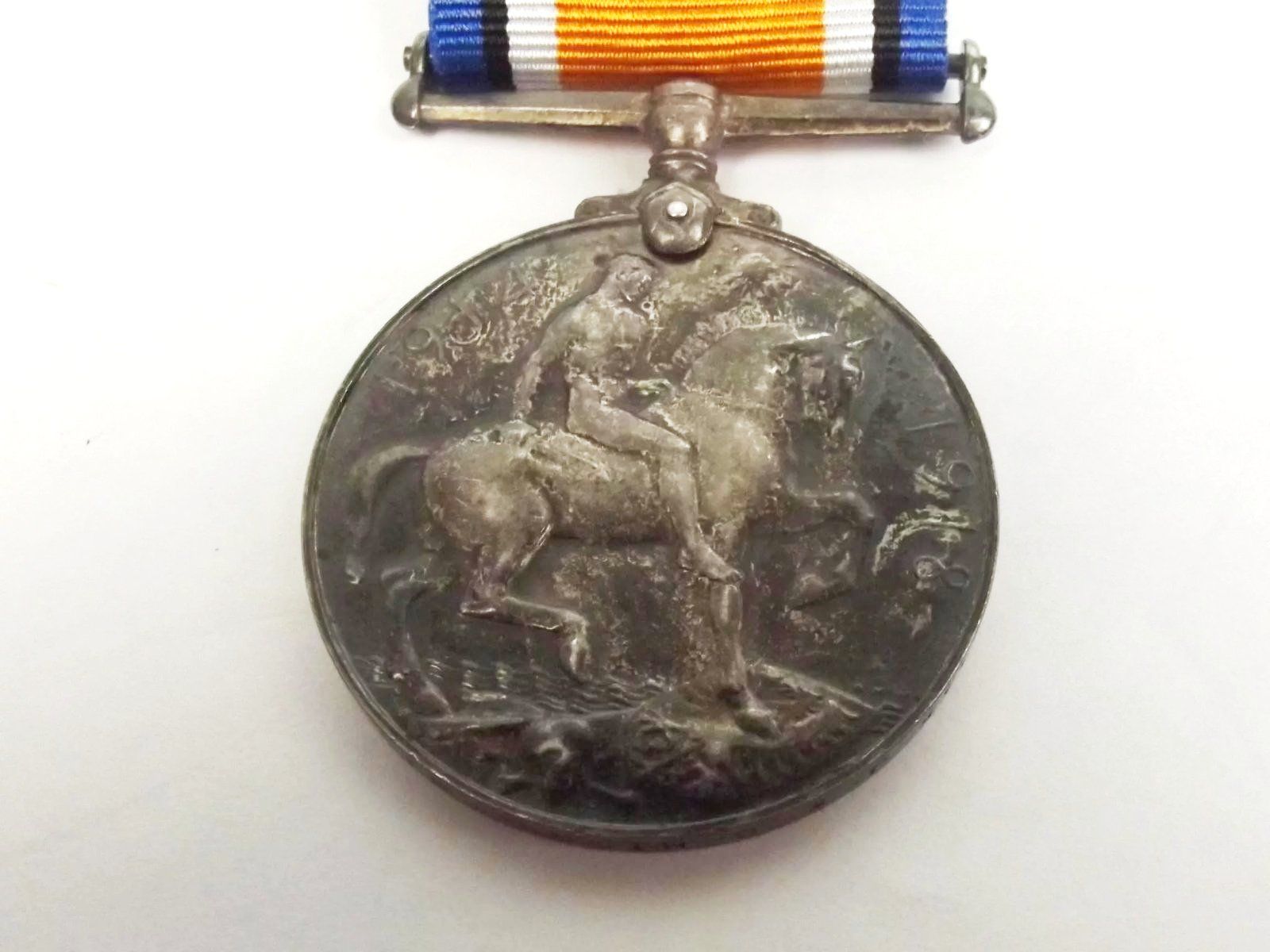 WW1 Medal Pair Royal Naval Volunteer Reserve J.W.C. Higgs - Image 3