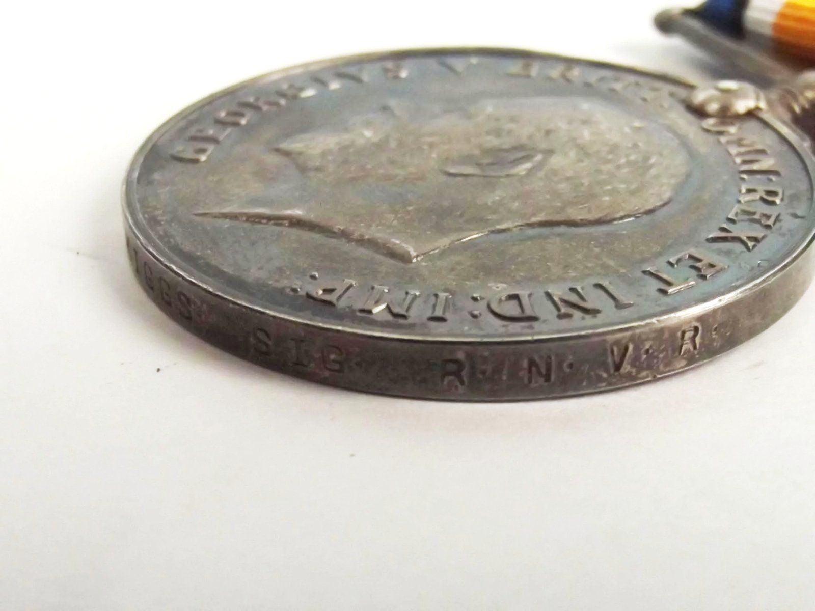 WW1 Medal Pair Royal Naval Volunteer Reserve J.W.C. Higgs - Image 5
