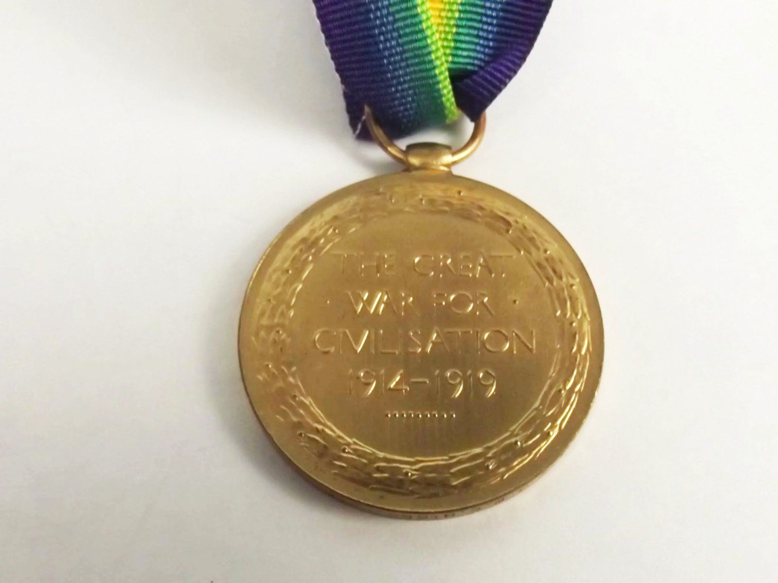 WW1 Medal Pair Royal Naval Volunteer Reserve J.W.C. Higgs - Image 7