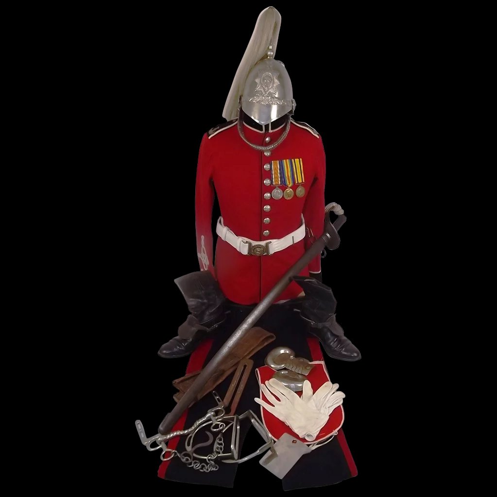 WW1 Montgomeryshire Yeomanry Cavalry Complete Uniform Set