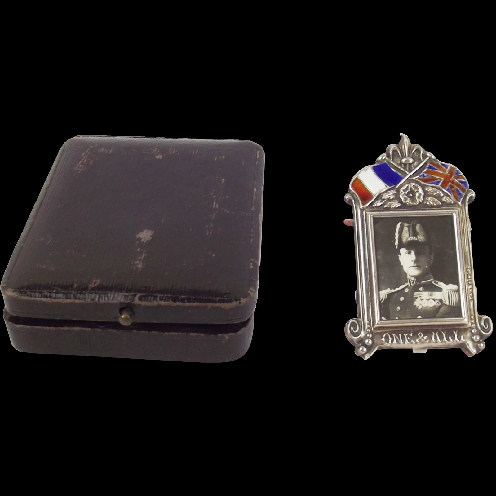 WW1 Period Admiral Jellicoe Remembrance Silver Frame