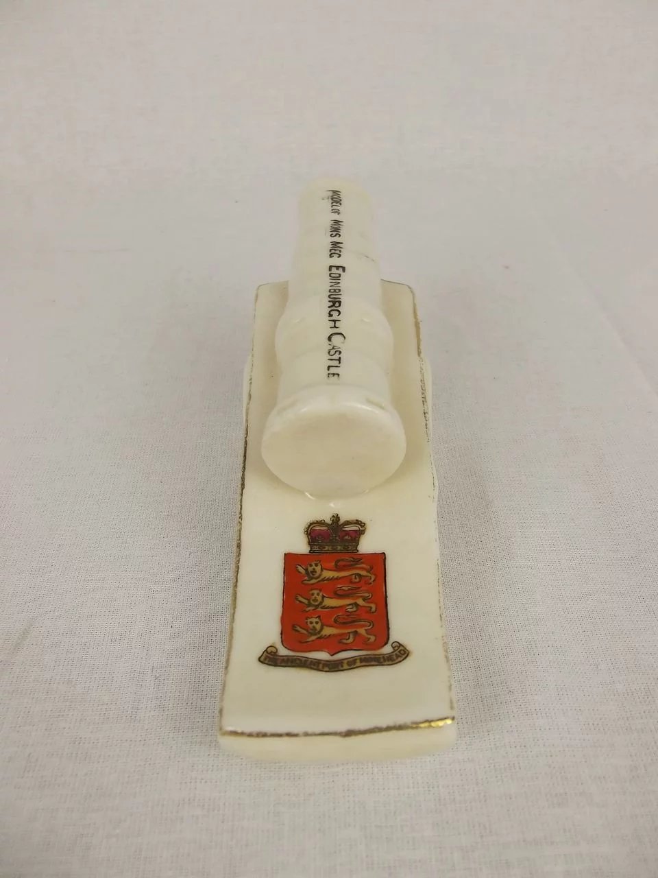WW1 Rita Crested China Model Of Mons Meg Cannon – Edinburgh Castle - Image 3
