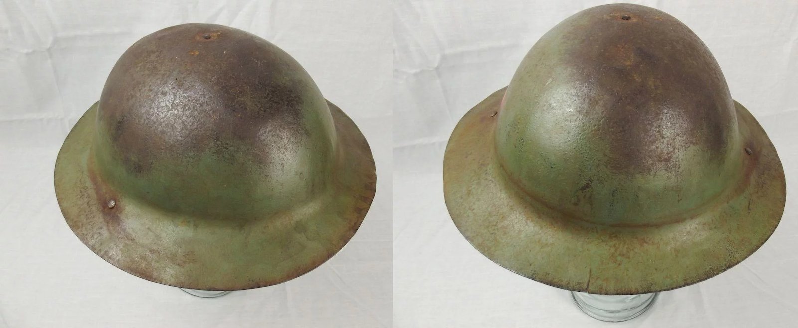 WW1 Scottish Home Guard Brodie Helmet - Image 4