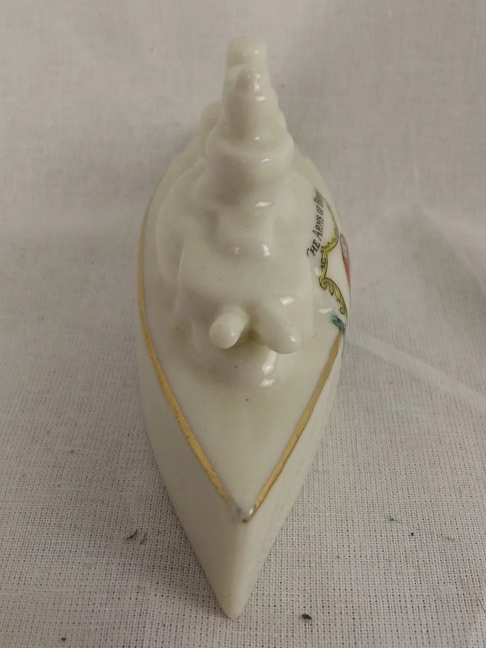 WW1 Shelley Crested China Battleship – The Arms of Brecon - Image 3