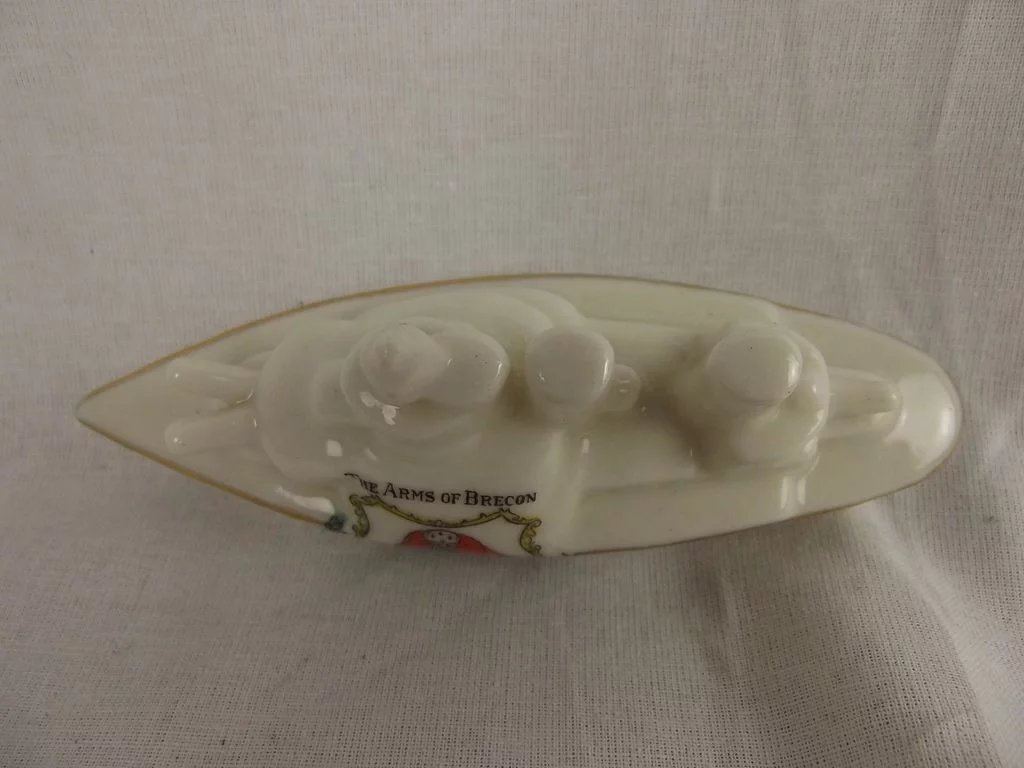 WW1 Shelley Crested China Battleship – The Arms of Brecon - Image 7