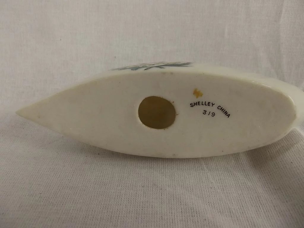 WW1 Shelley Crested China Battleship – The Arms of Brecon - Image 8