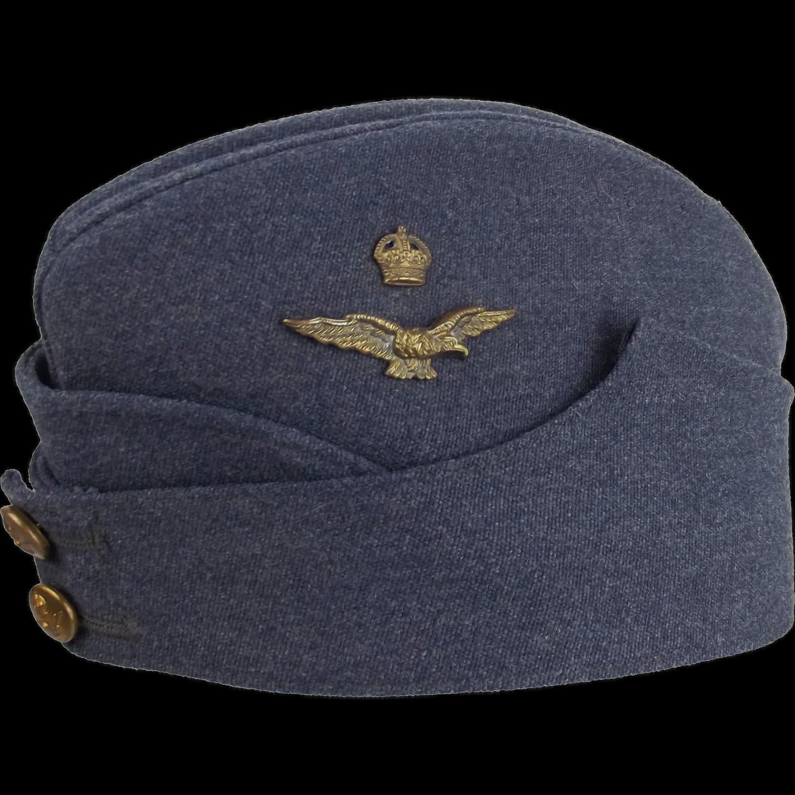 WW2 British Royal Air Force Warrant Officer's Field Service Side Cap