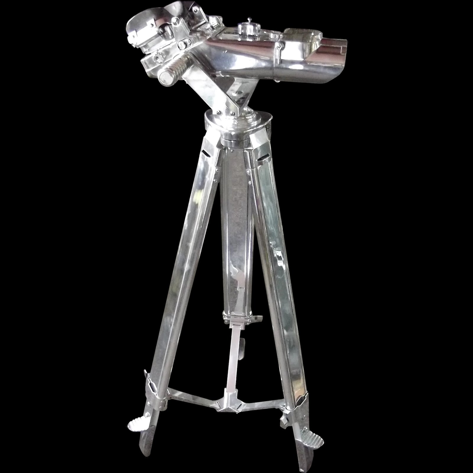 WW2 German 12x60 Carl Zeiss Binoculars With Tripod Stand