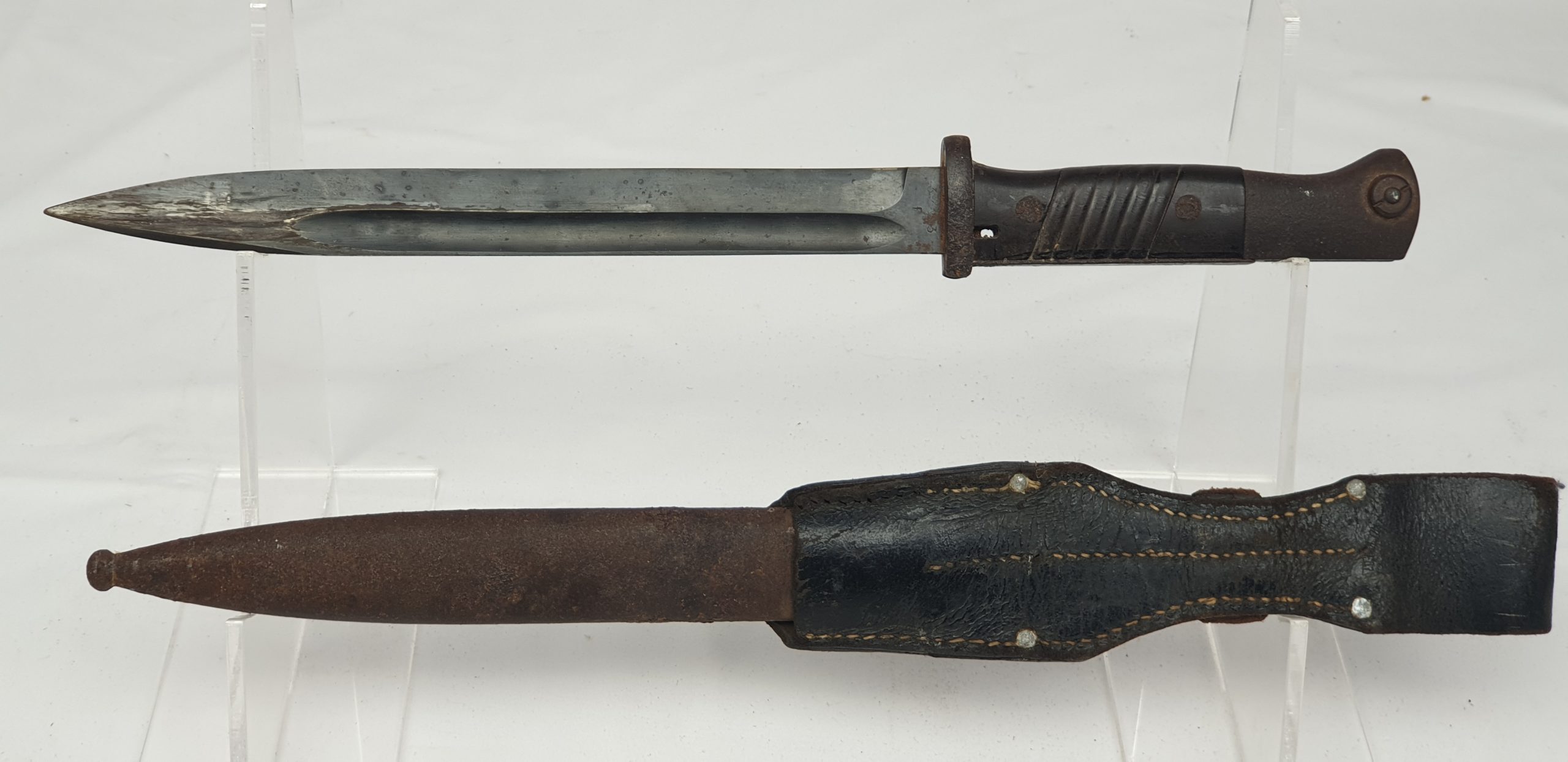 WW2 German K98 bayonet, Scabbard & Frog - Image 7
