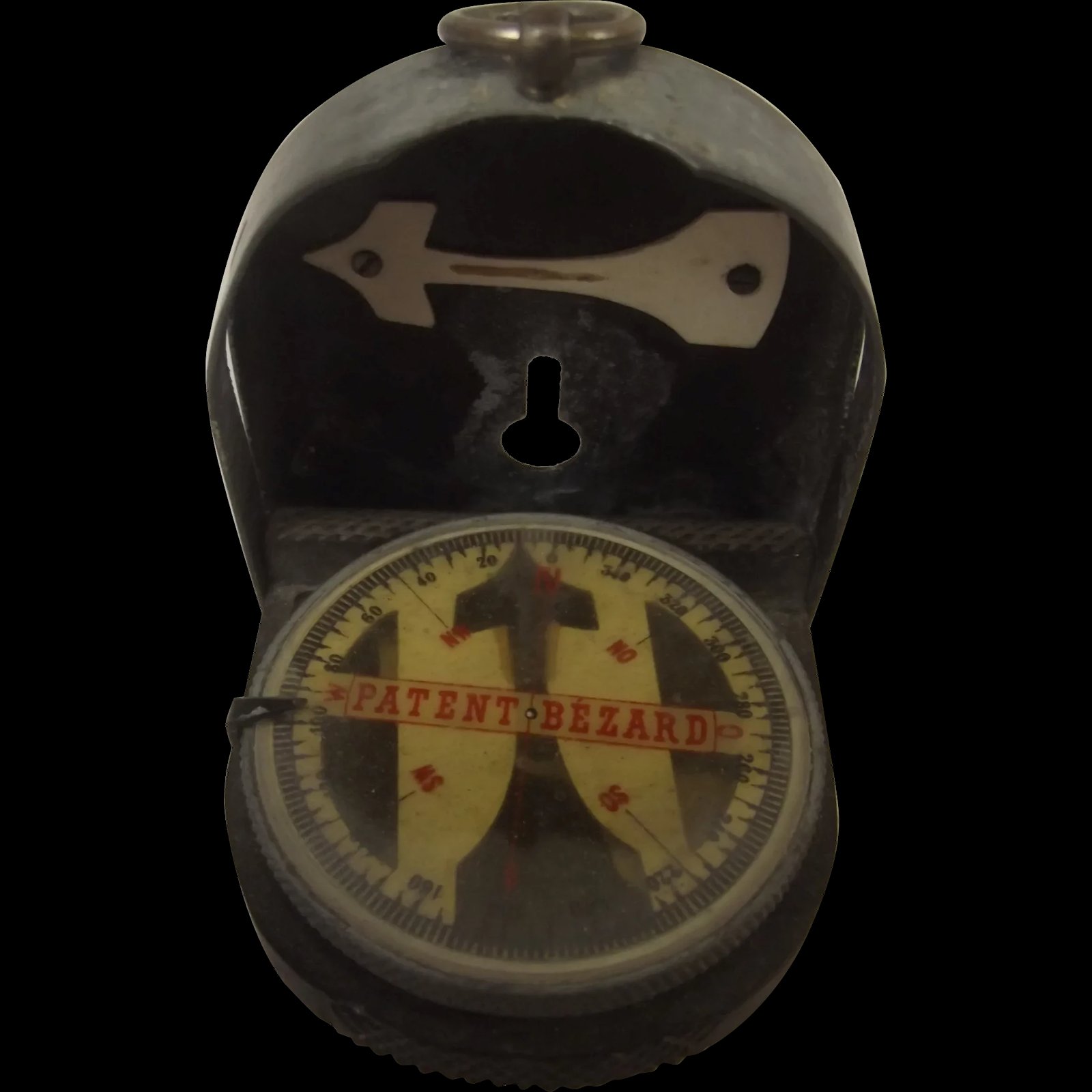 WW2 German Military Marching Compass With Bakelite Base By Bezard