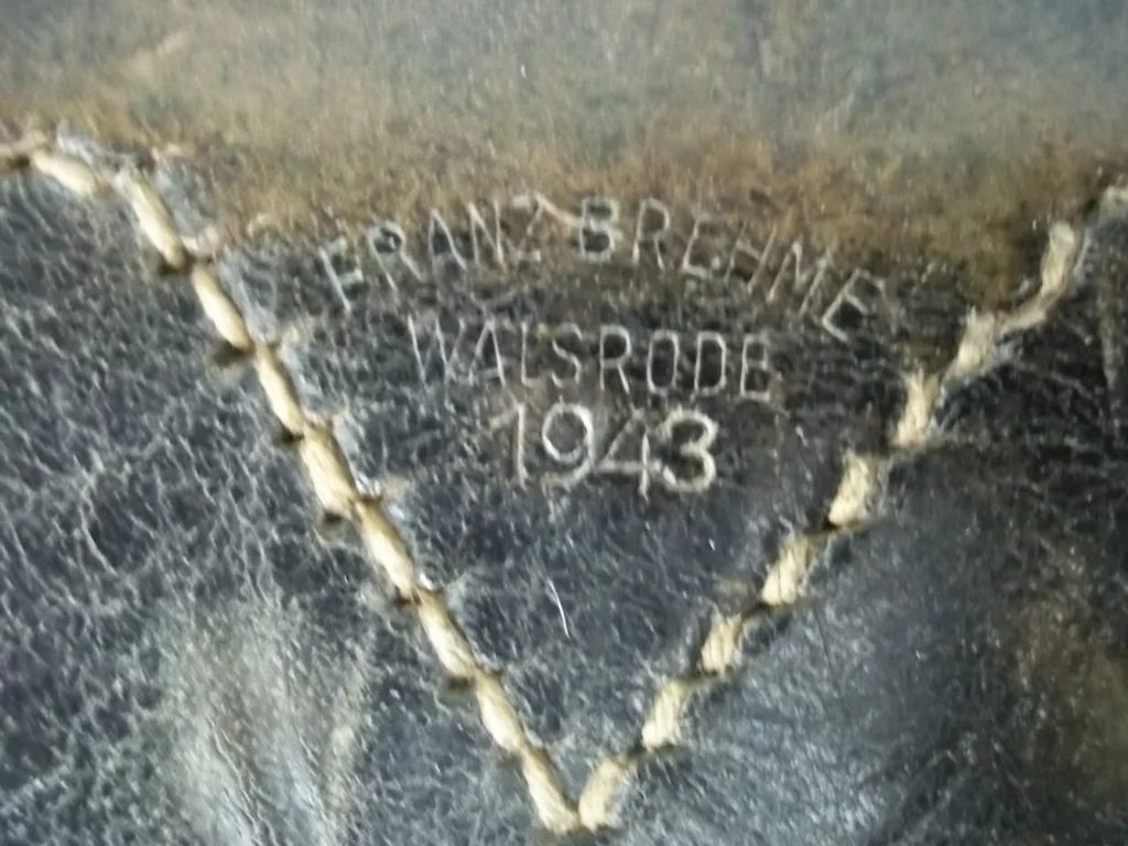 WW2 German Model 1939 Pony Fur Tournister Backpack 1943 Dated - Image 6