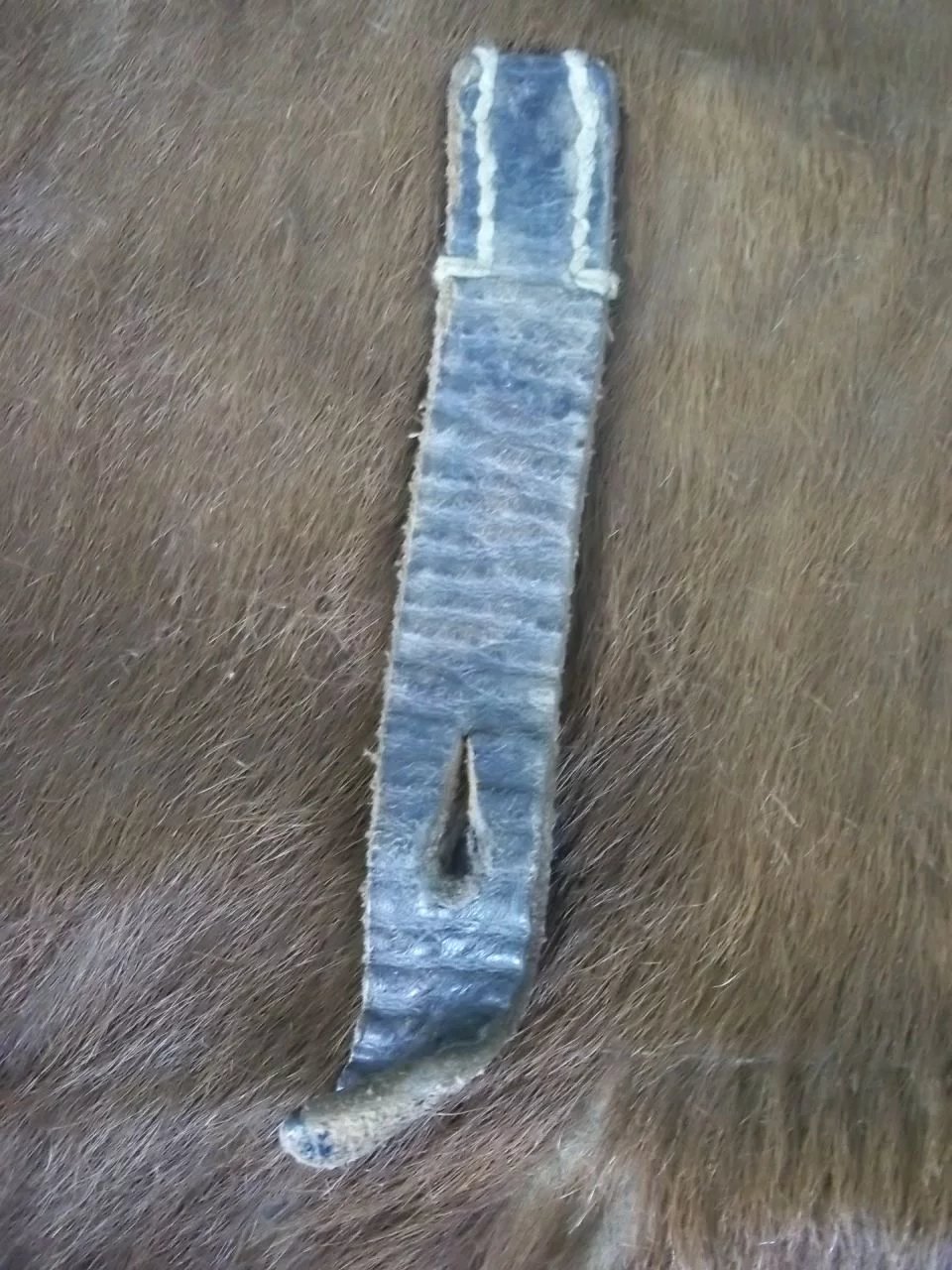 WW2 German Model 1939 Pony Fur Tournister Backpack 1943 Dated - Image 8