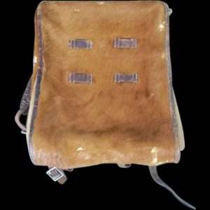 WW2 German Pony Fur Model 1934 Tournister Backpack Dated 1936