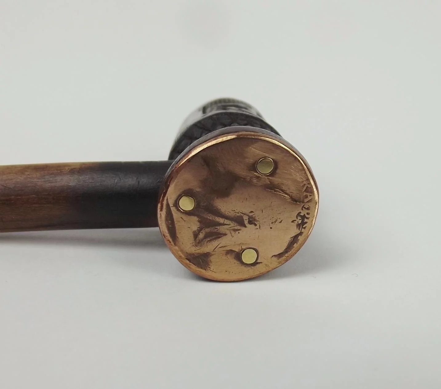 WW2 HMS Ajax Hand Carved Wooden Pipe - Image 5