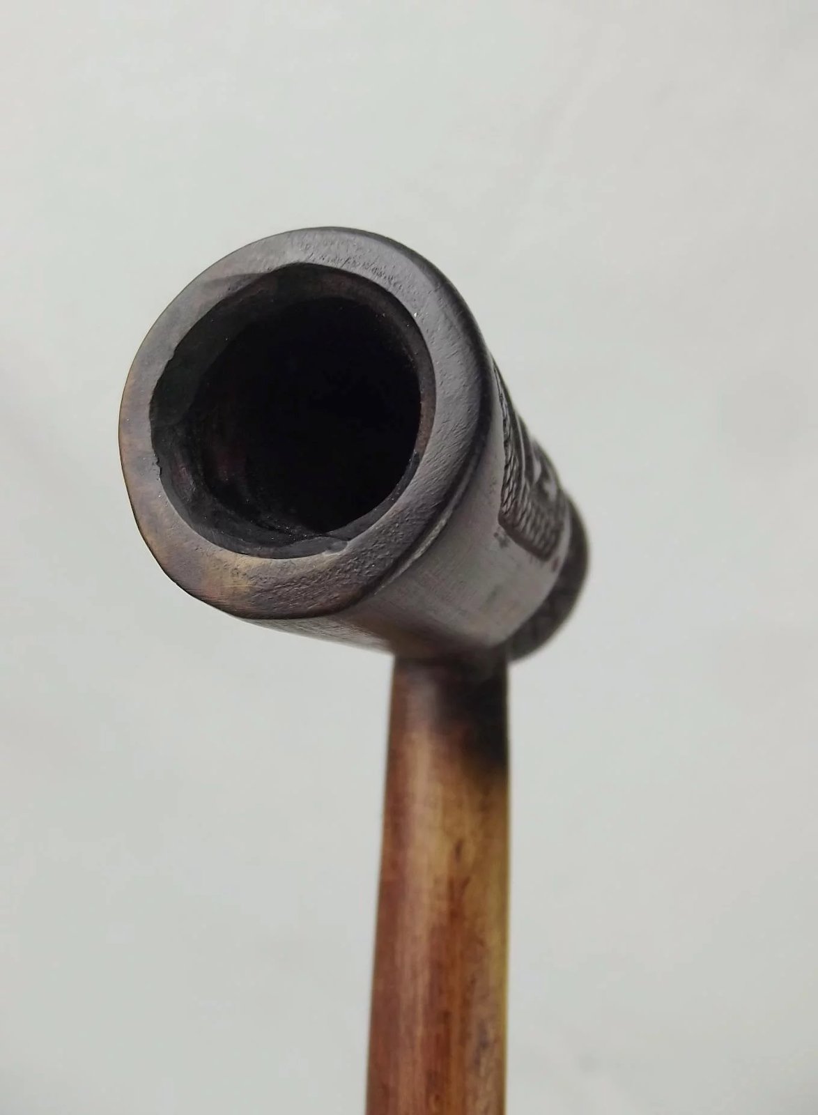 WW2 HMS Ajax Hand Carved Wooden Pipe - Image 6