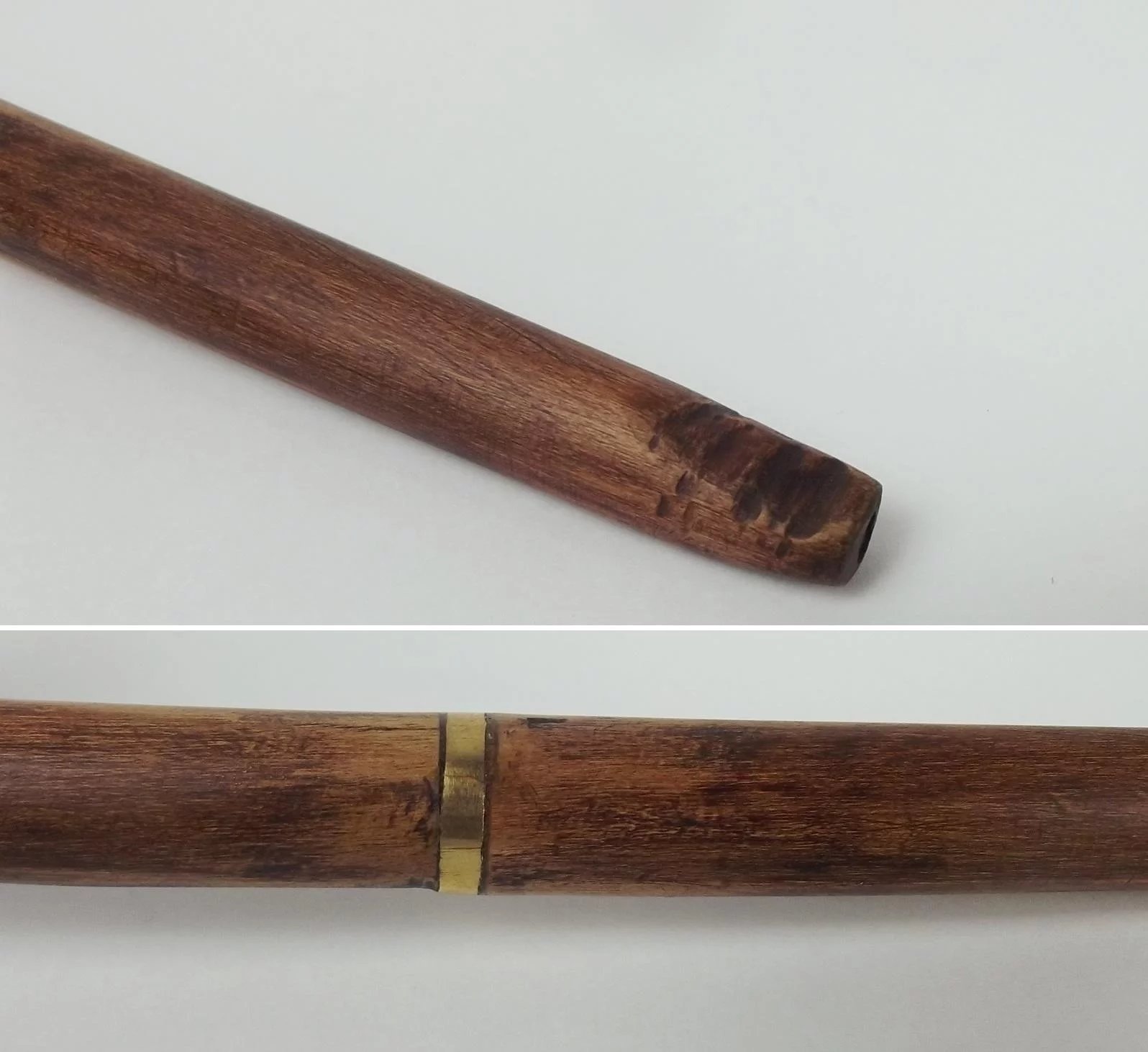 WW2 HMS Ajax Hand Carved Wooden Pipe - Image 7