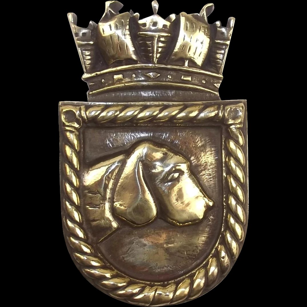 WW2 HMS Searcher Bronze Boats Badge