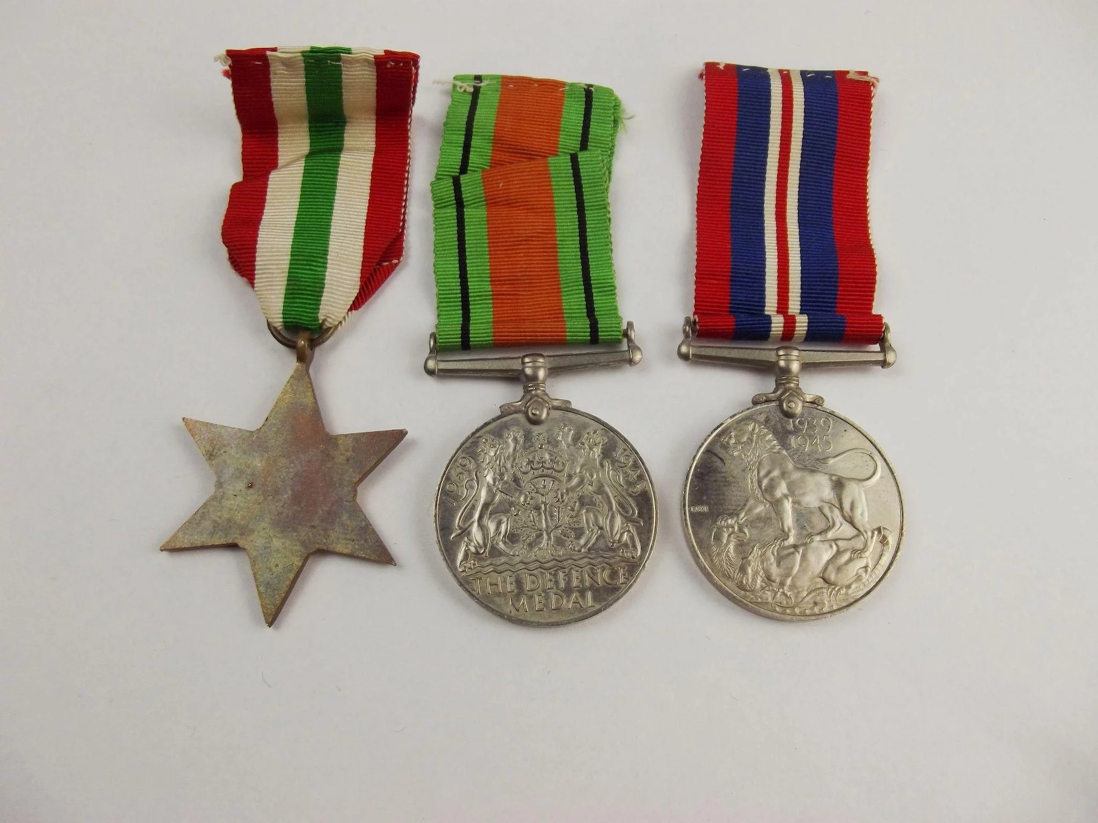 WW2 Medal Trio Including The Italy Star - Image 4