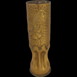 WW2 Trench Art Floral Vase