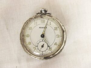 WWI German Wurttemberg Regiment Trench Art Pocket Watch By Anker