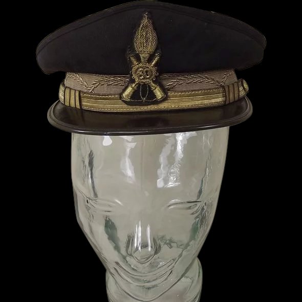 WWII Italian Army Officer’s Visor Cap 60th Line Inf. Regiment