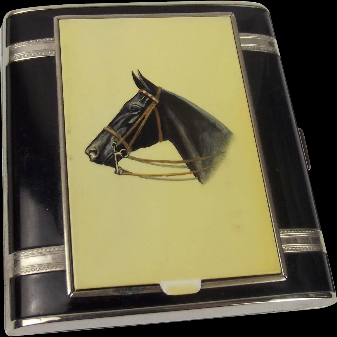 Walter Lampl Cigarette Case & Compact c1920/30s