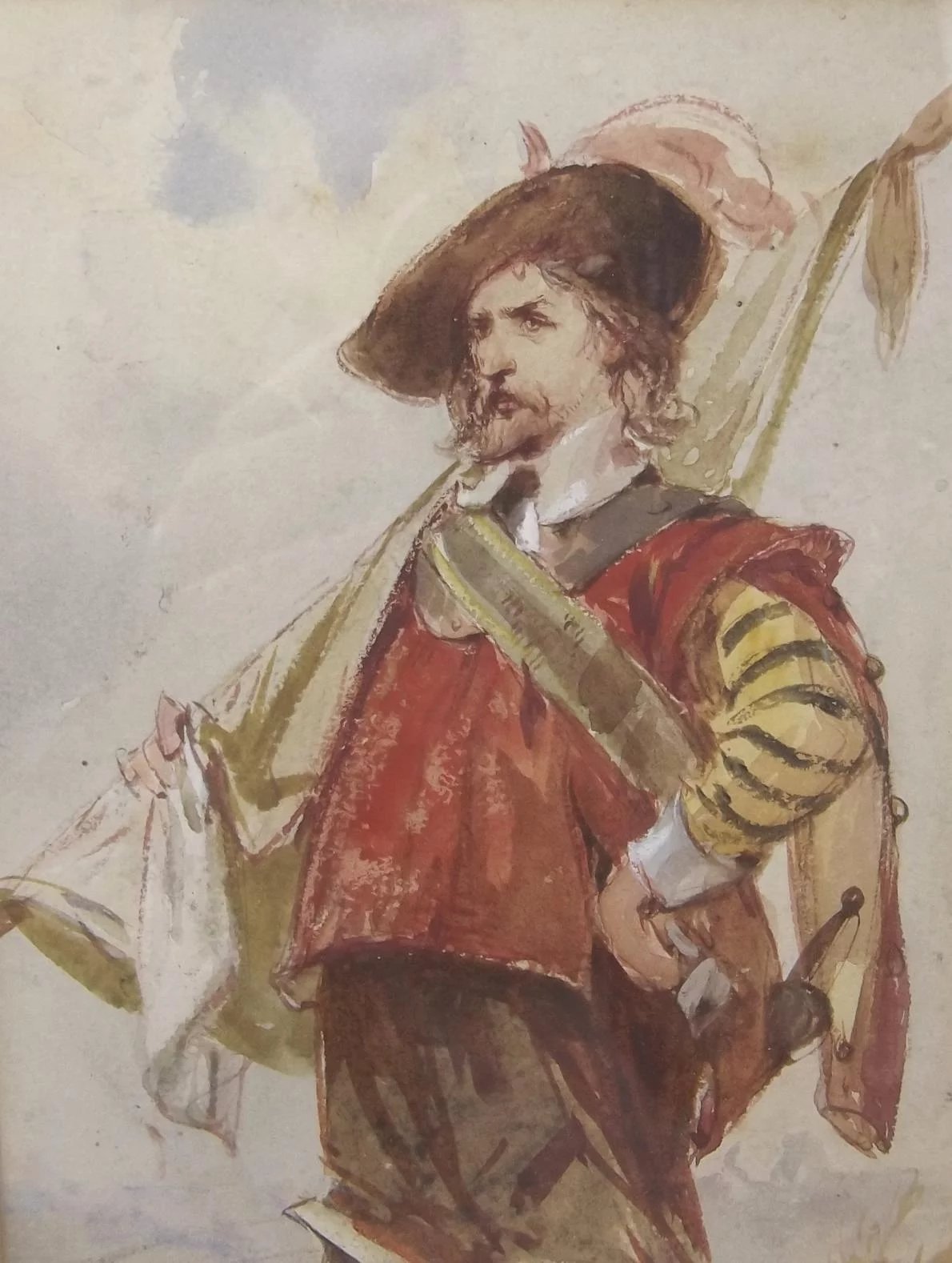 Watercolour Of A Cavalier By F. Allan Stewart (1865-1951) - Image 4