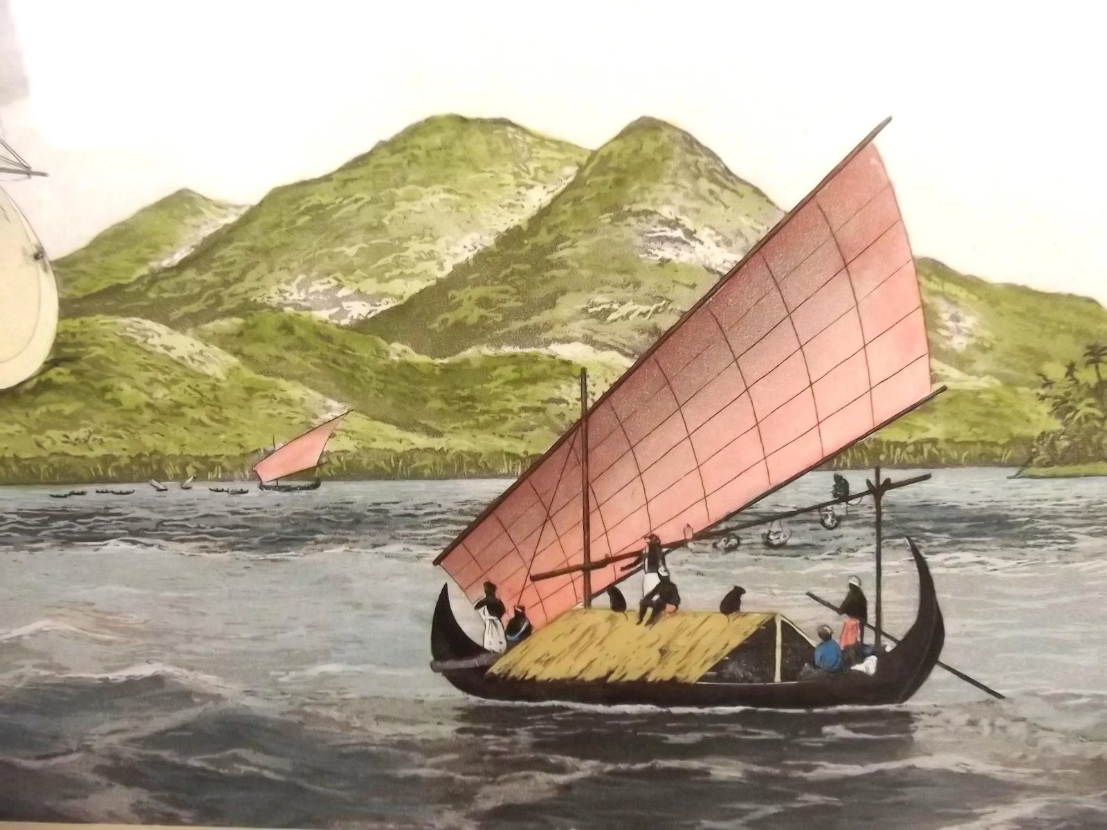 Watercolour Finished Print Of The Clipper Sir David Scott By William J. Huggins - Image 6
