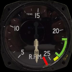 Westland Wessex Helicopter Tachometer Gauge Ex Falklands Bay 75