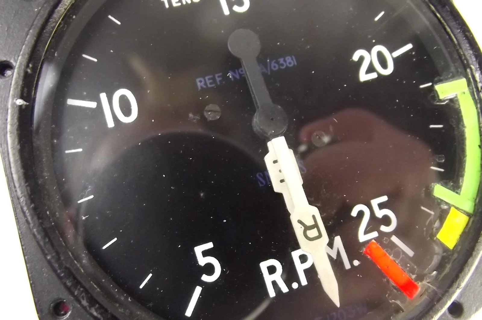 Westland Wessex Helicopter Tachometer Gauge Ex Falklands Bay 75 - Image 10