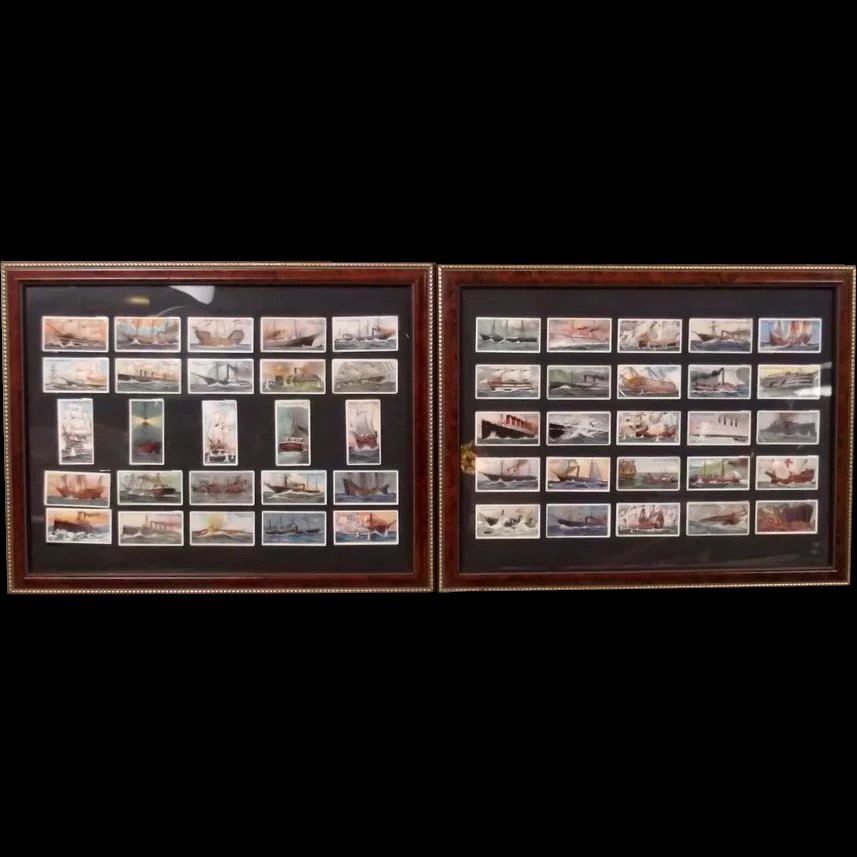 Wills Cigarette Cards Set Celebrated Ships 1911