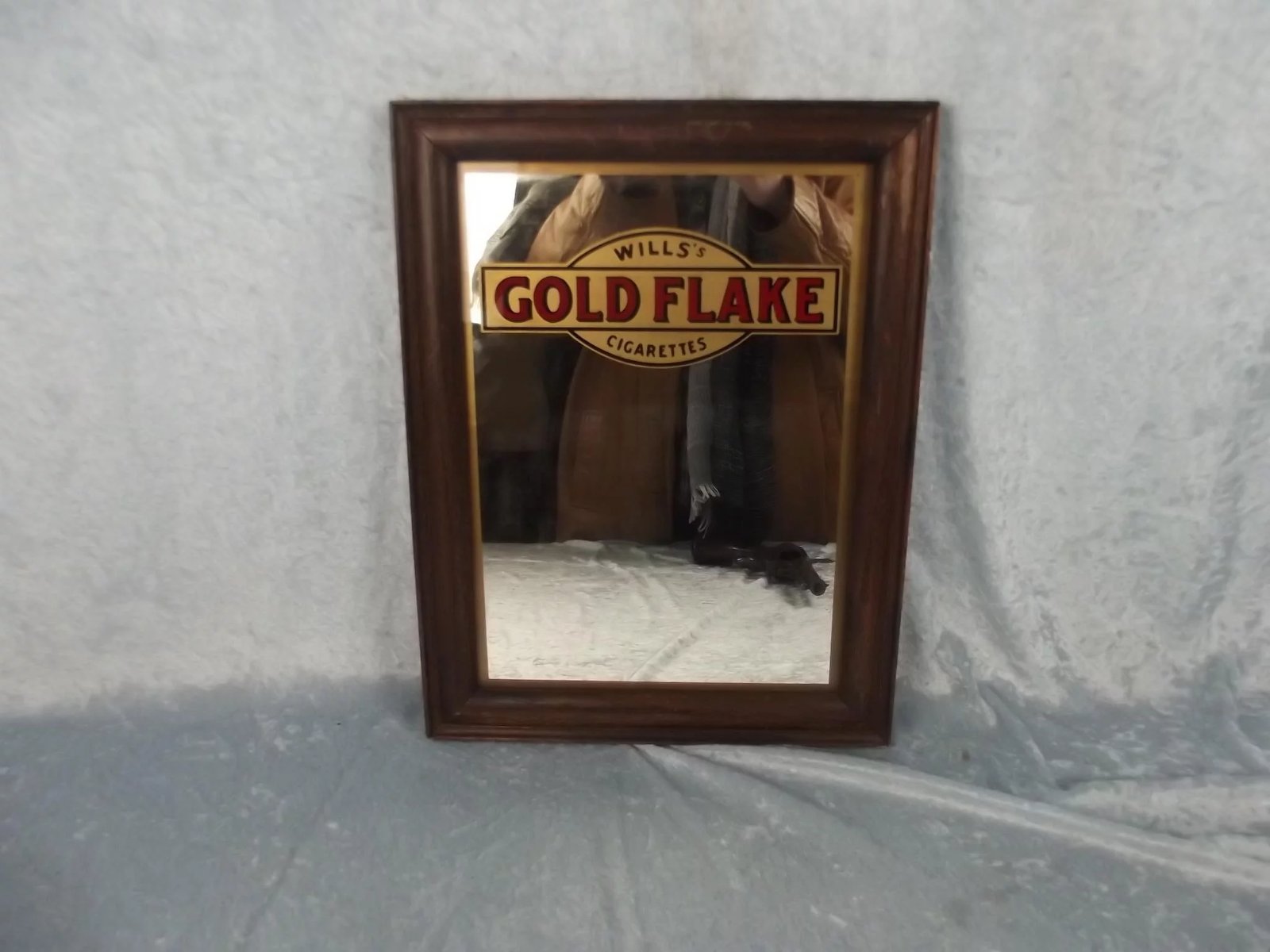 Will’s Gold Flake Cigarettes Advertising Mirror