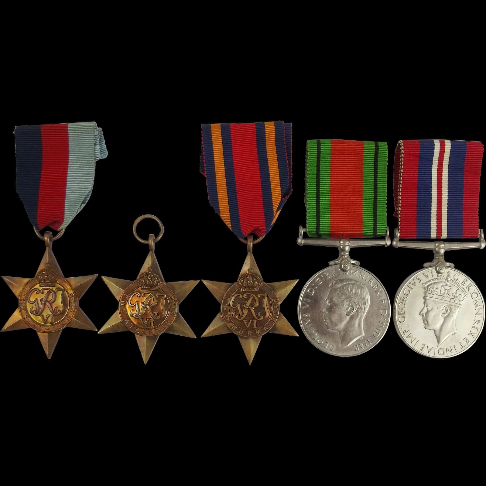WW2 Two Medal Set - Unnamed