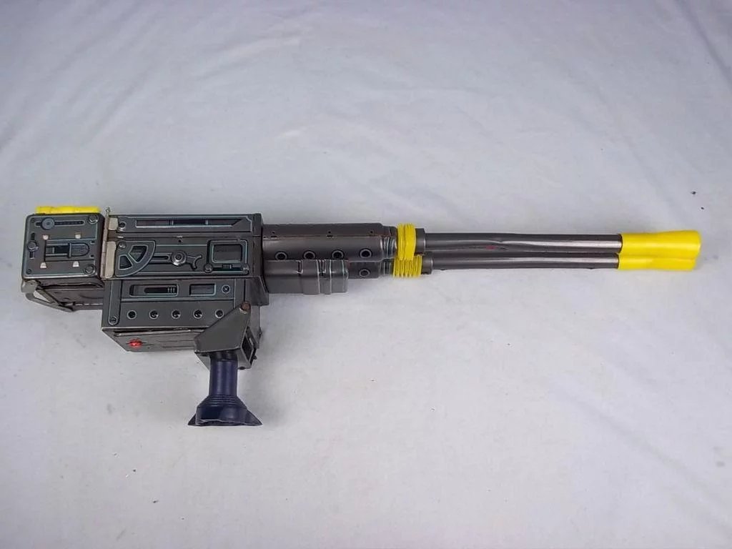 c.1960's Japanese Modern Toys Tinplate Battery Operated Toy Machine Gun