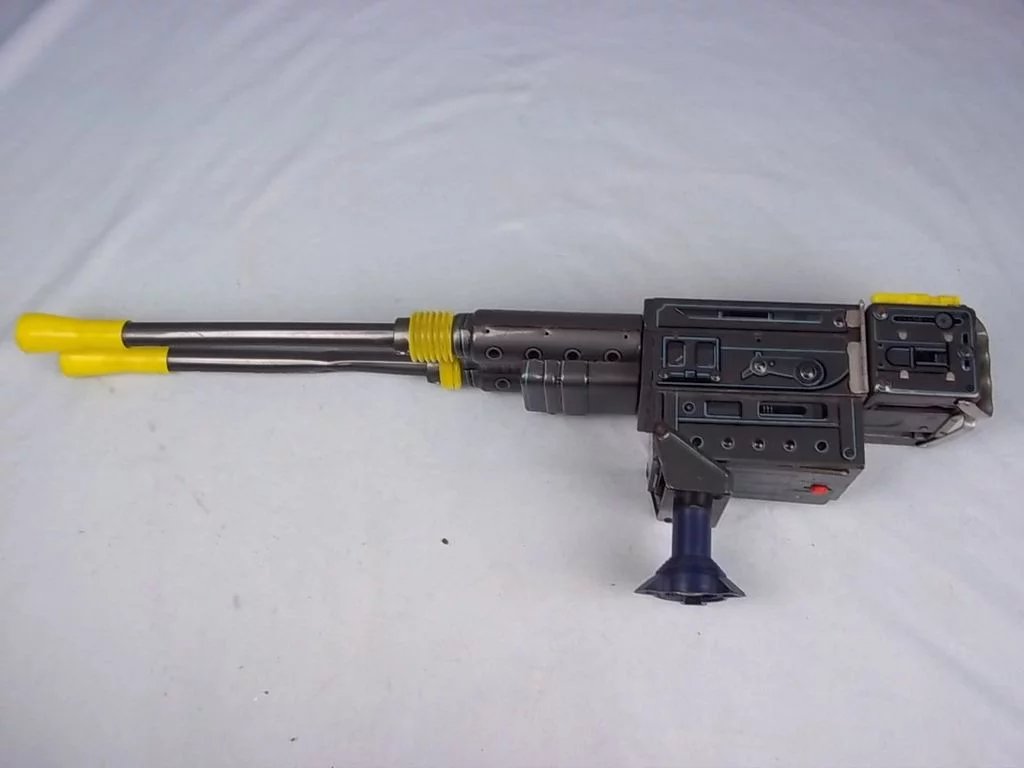 c.1960's Japanese Modern Toys Tinplate Battery Operated Toy Machine Gun - Image 2