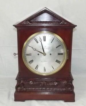c1820 Regency Twin Fusee Mahogany Bracket Clock - James Murray, Royal Exchange London