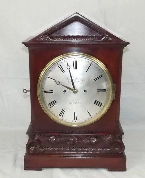c1820 Regency Twin Fusee Mahogany Bracket Clock - James Murray, Royal Exchange London
