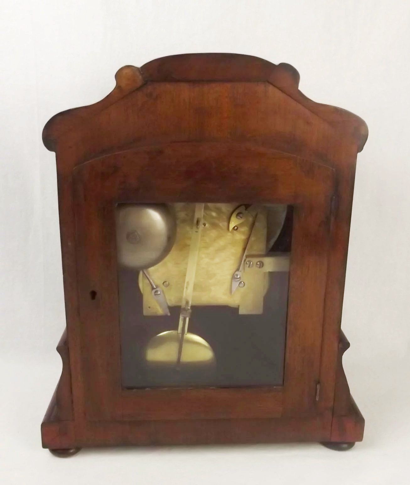 c1840 Mahogany Striking Double Fusee Bracket Clock By M. Ketterer Of Portsea - Image 8