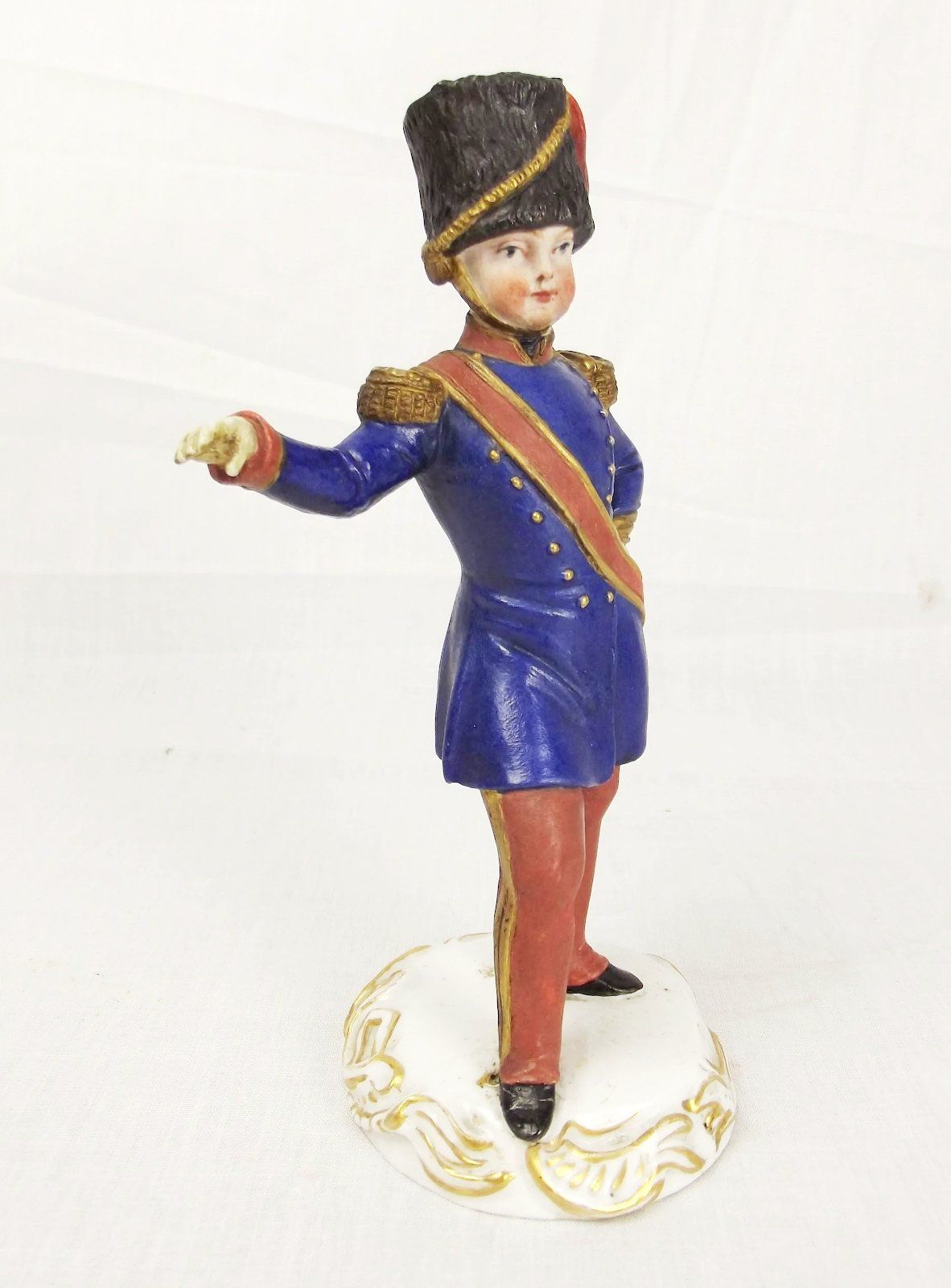 c1858 Royal Vienna Porcelain Hussar Figurine - Image 3