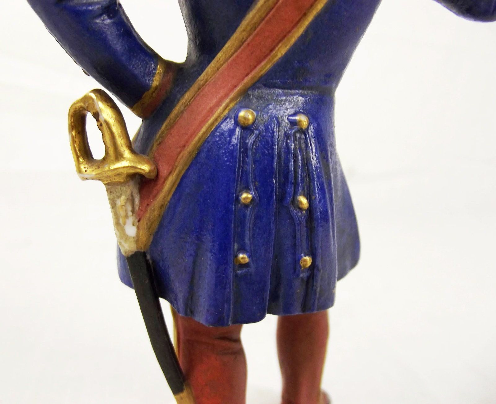 c1858 Royal Vienna Porcelain Hussar Figurine - Image 6