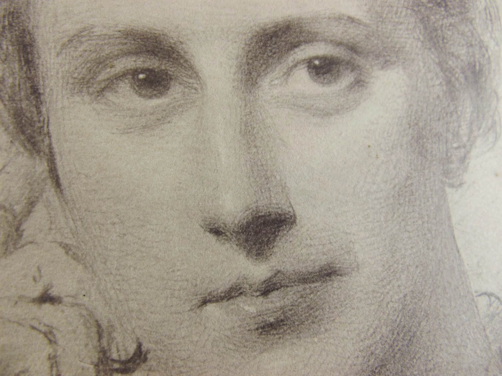 c1860 George Richmond Framed Pencil Sketch Of A Lady - Image 8