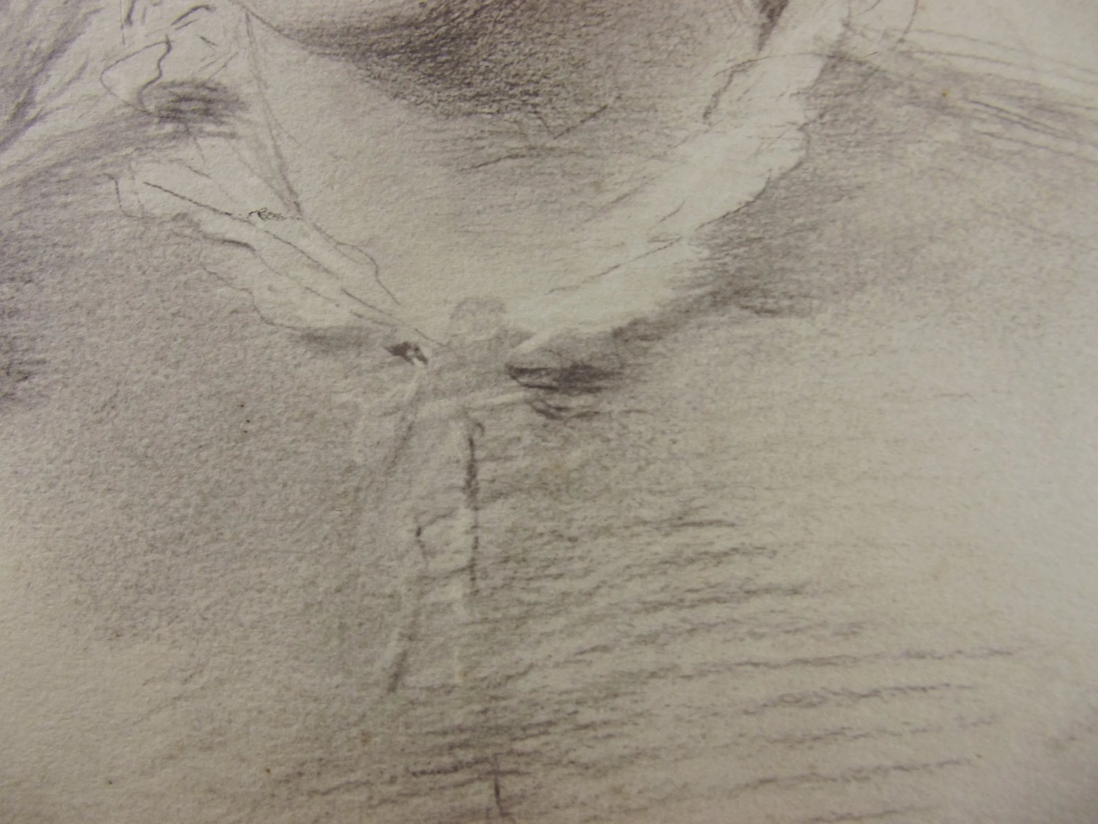 c1860 George Richmond Framed Pencil Sketch Of A Lady - Image 9