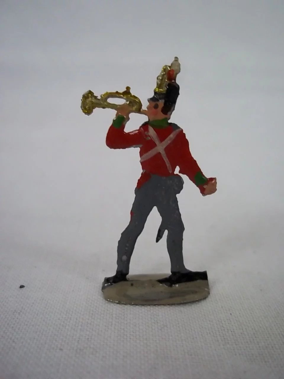 c1900/20 English Infantry Marching Vintage Tin Flats 20 Pieces. Boxed - Image 6