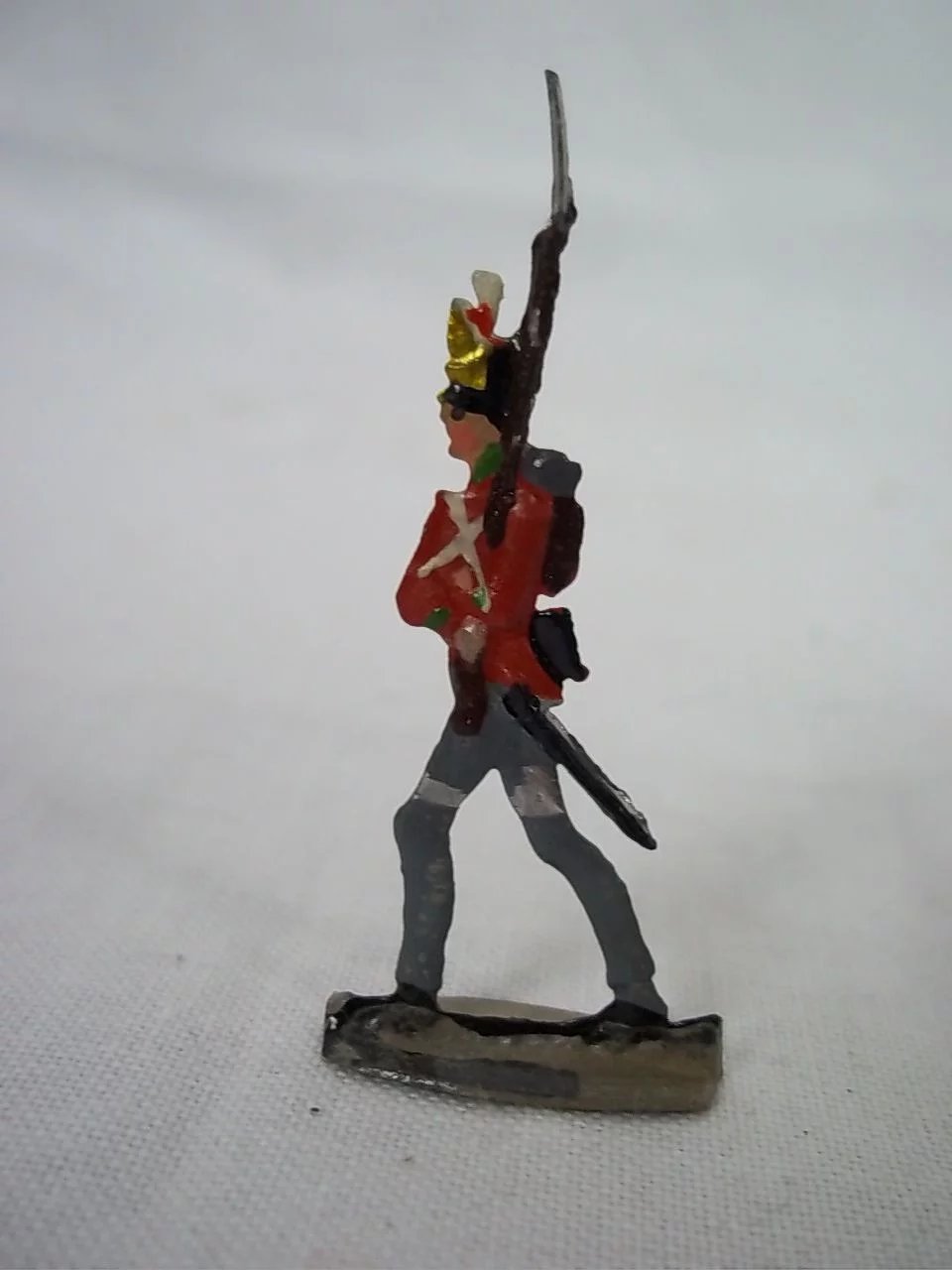 c1900/20 English Infantry Marching Vintage Tin Flats 20 Pieces. Boxed - Image 8